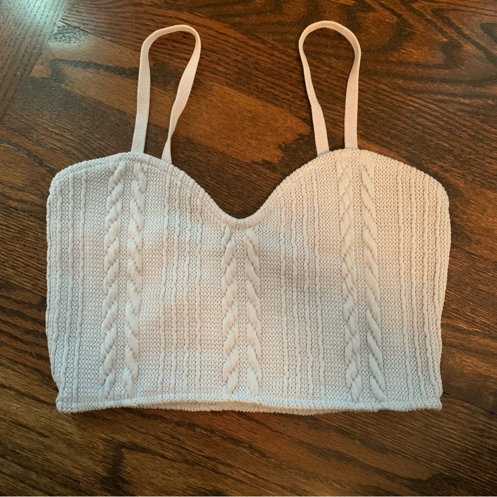 Knit Zara crop tank
